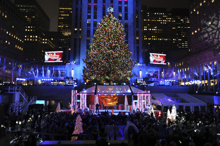 Rockefeller Center Christmas Tree Lighting Ceremony in New York
