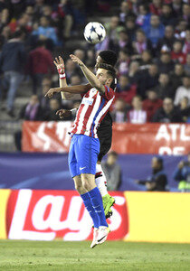 UEFA Champions League Match Atlético Madrid vs. Bayer 04 Leverkusen in Madrid
