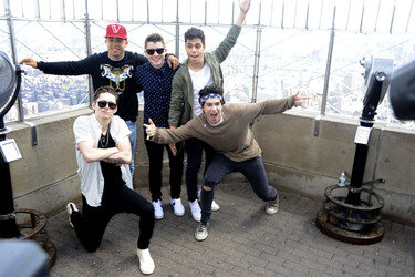 Midnight Red besuchen das Empire State Building, New York