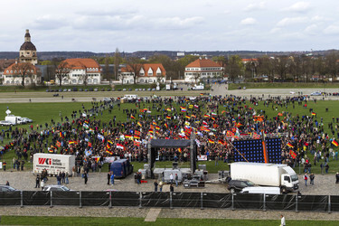 Pegida Demonstration, Dresden
