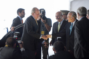 King Juan Carlos bei der La Caixa Grants Ceremony, Madrid