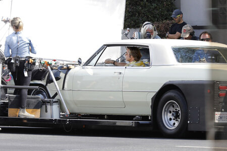 Dreharbeiten zu 'Once Upon a Time in Hollywood' in Burbank