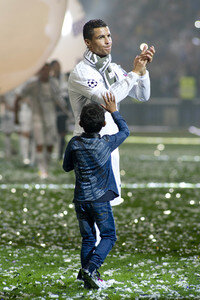 Real Madrid UEFA Champions League Siegesfeierin Madrid