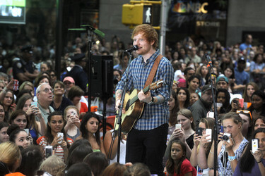 Ed Sheeran in der NBC-Show 'Today', New York