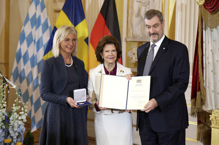Besuch von Königin Silvia von Schweden in München