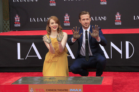 Hand and Footprint Ceremony mit Emma Stone und Ryan Gossling in Los Angeles