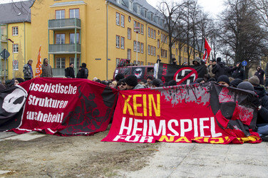 'Cottbus nazifrei' Demonstration, Cottbus