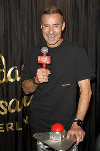 Kai Pflaume bei der Präsentaion seiner Wachsfigur in Berlin