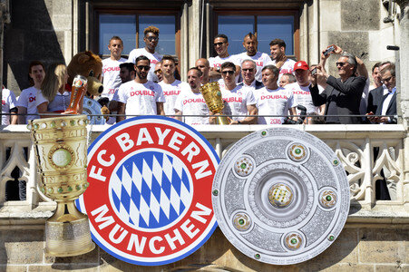DFB-Pokalfeier des FC Bayern München