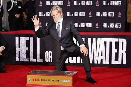 Hand and Footprint Ceremony mit Jeff Bridges in Los Angeles