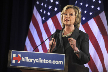 Hillary Clinton spricht in New York
