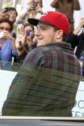 Ankunft von Josh Hutcherson auf dem San Sebastian Film Festival 2014