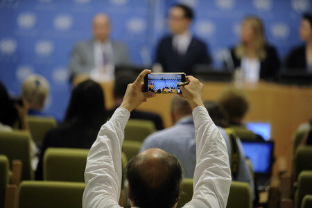ICAN Pressekonferenz bei der UN in New York