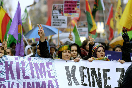Kurden-Demo in Berlin