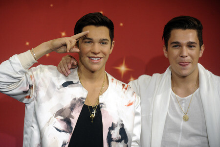 Präsentation der Austin Mahone Wachsfigur in New York