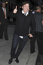 Mike Myers Visits 'Late Show With David Letterman', New York