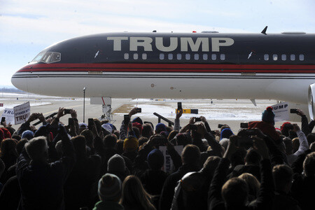 Wahlkampfrede von Donald Trump in Dubuque