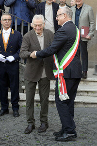 Verleihung des Lupa Capitolina an Robert De Niro in Rom