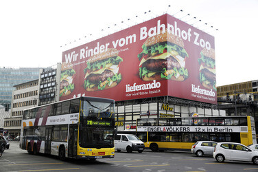 'Wir Rinder vom Bahnhof Zoo' Werbekampagne, Berlin