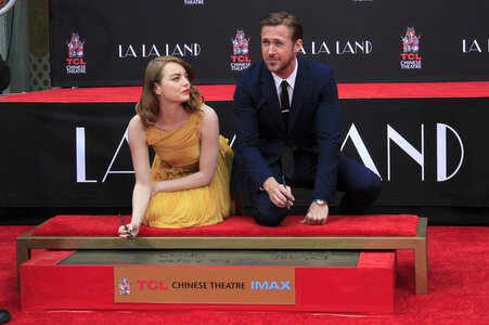 Hand and Footprint Ceremony mit Emma Stone und Ryan Gossling in Los Angeles