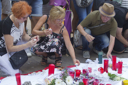 Trauer um die Opfer des Terroranschlags in Barcelona