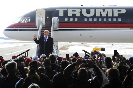 Wahlkampfrede von Donald Trump in Dubuque