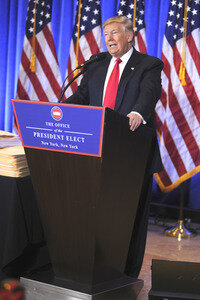 Donald Trump Pressekonferenz in New York
