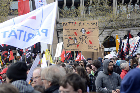 Anti-TTIP-Demo in Hannover
