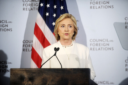 Anti-Terror Rede von Hillary Clinton in New York