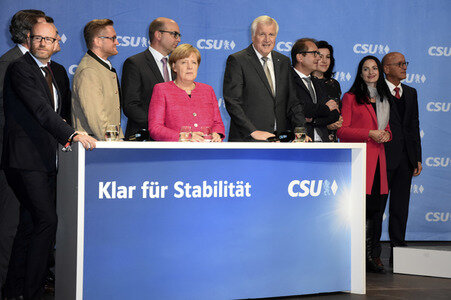 Wahlkampfveranstaltung der CSU in München