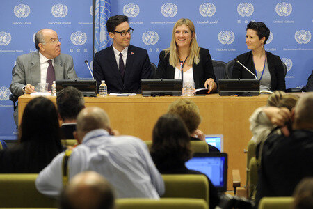 ICAN Pressekonferenz bei der UN in New York