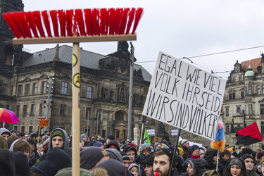 No Pegida Demonstration, Dresden