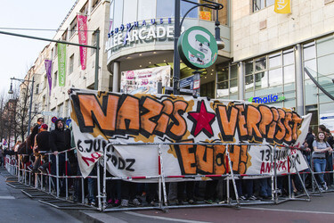 Demonstration gegen NPD-Kundgebung, Berlin
