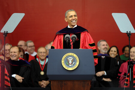 Barack Obama erhält Ehrendoktorwürde in New Brunswick