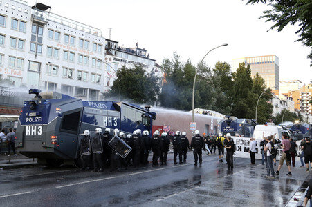 'G20 Welcome to Hell' Demo in Hamburg