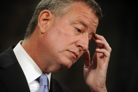 Bill de Blasio Pressekonferenz  in New York