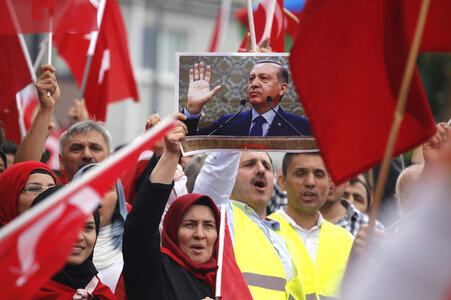 Erdogan-Demo in Köln