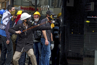 Maidemonstration in Istanbul