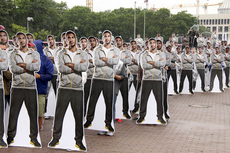 Fototermin mit 200 Wladimir Klitschkos in Berlin