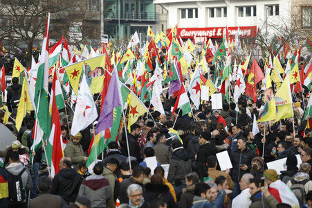 Kurden-Demo in Köln