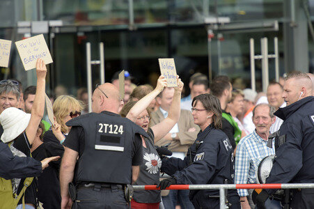 'Merkel muss weg' Demo in Berlin