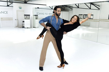 Jana Pallaske trainiert für 'Let's Dance' in Berlin