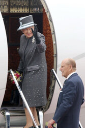 Rückflug von Queen Elizabeth II. nach Großbritannien