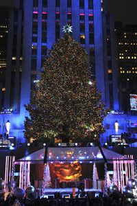 Rockefeller Center Christmas Tree Lighting Ceremony in New York