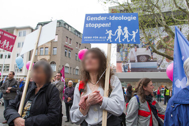 Bildungsplan-Demos in Stuttgart