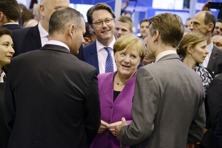 Eröffnung der Luftfahrtmesse ILA 2018 in Berlin