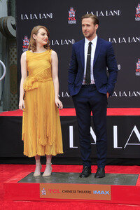 Hand and Footprint Ceremony mit Emma Stone und Ryan Gossling in Los Angeles
