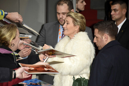 Ankunft zur 'Alone in Berlin / Jeder stirbt für sich allein' Pressekonferenz, Berlinale 2016
