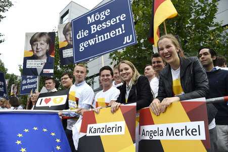 TV-Duell der Spitzenkandidaten zur Bundestagswahl 2017 in Berlin
