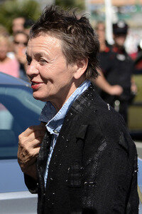 Ankunft von Laurie Anderson, San Sebastian Film Festival 2015